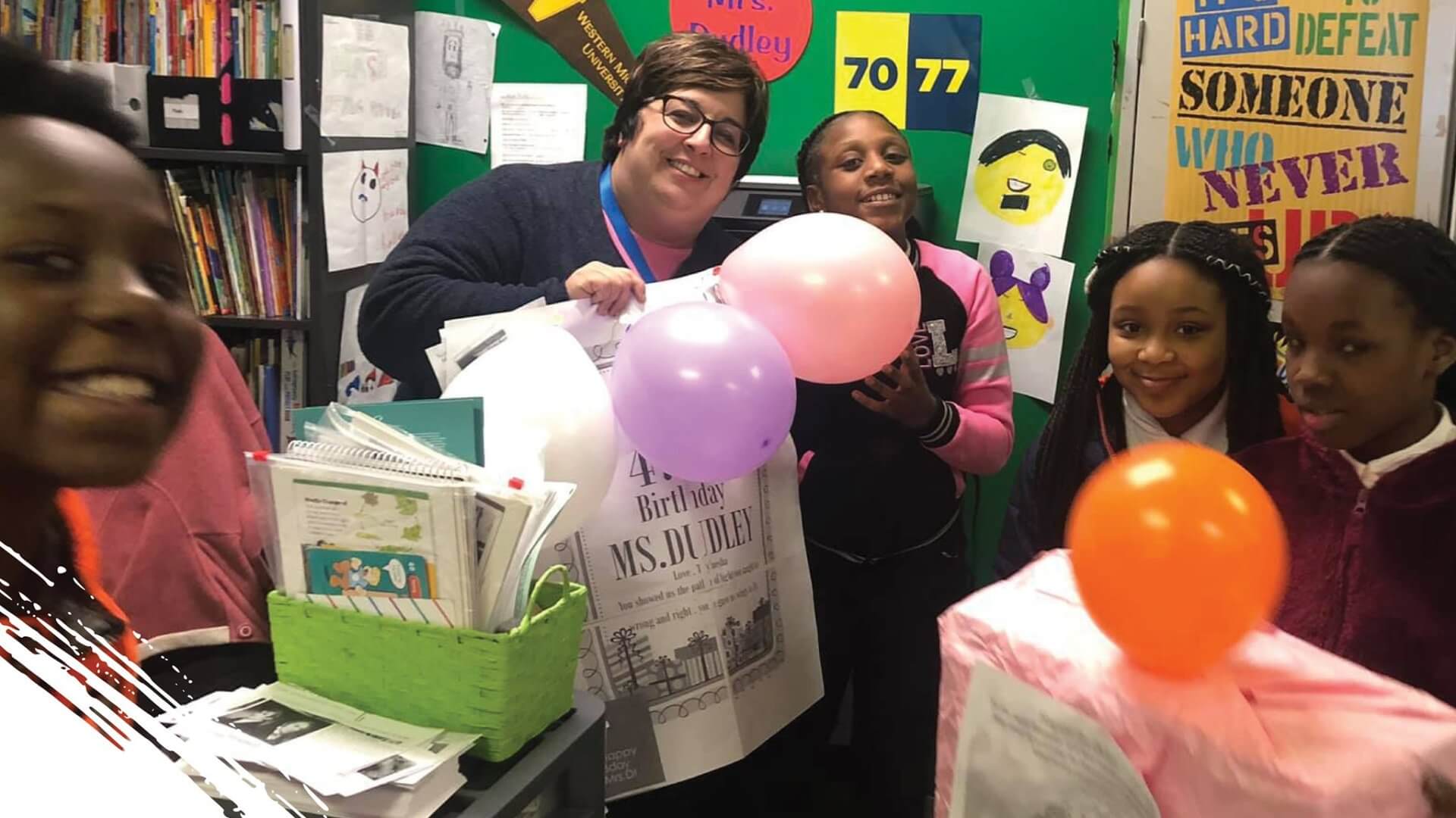 Mrs. Dudley and class